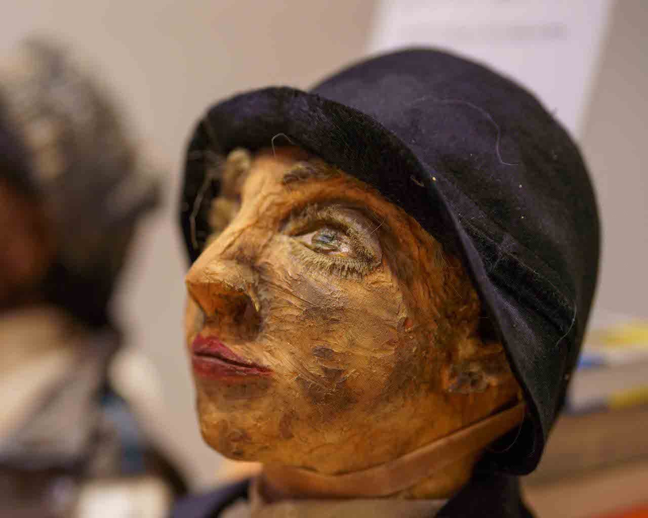 Giacomo, marionetta in latex e legno, Piccoli passi, Teatro Paravento Locarno 2018